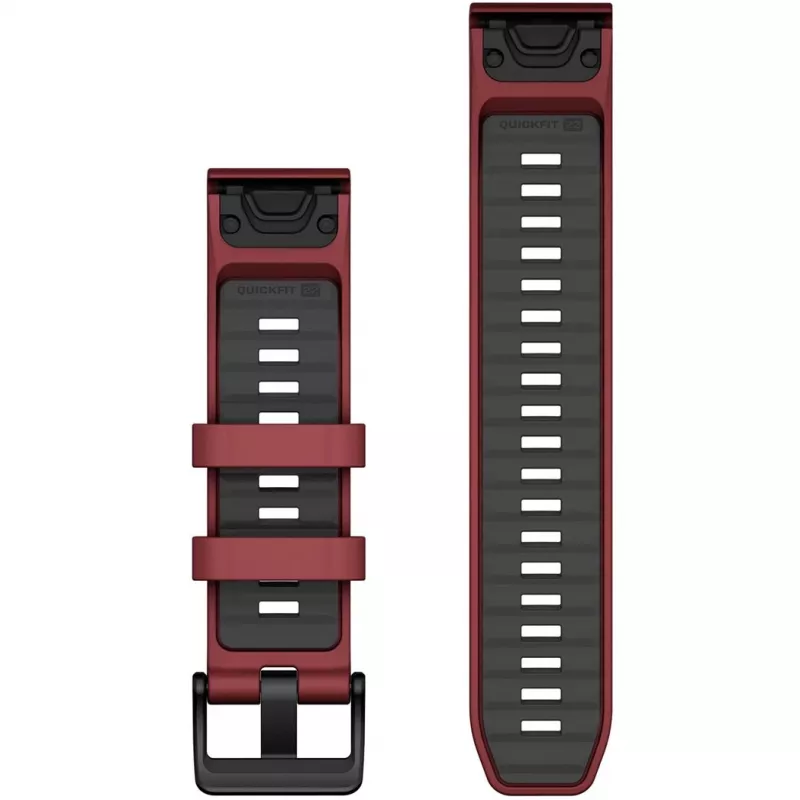 Garmin QuickFit 010-13392-06 dirželis Graphite Red