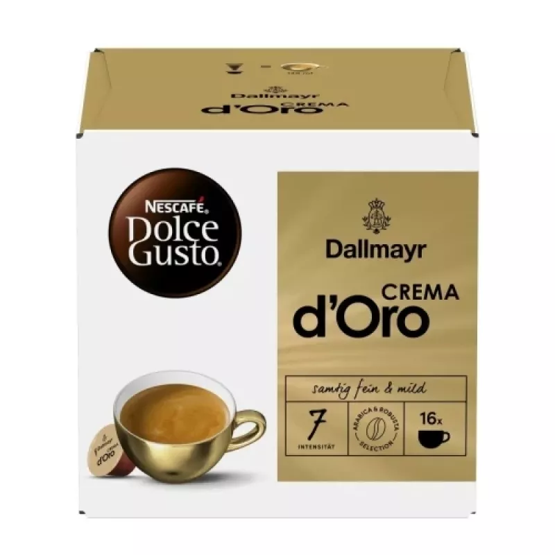 Nescafe Dolce Gusto Dallmayr CREMA d'Oro kava, 16 kapsulių