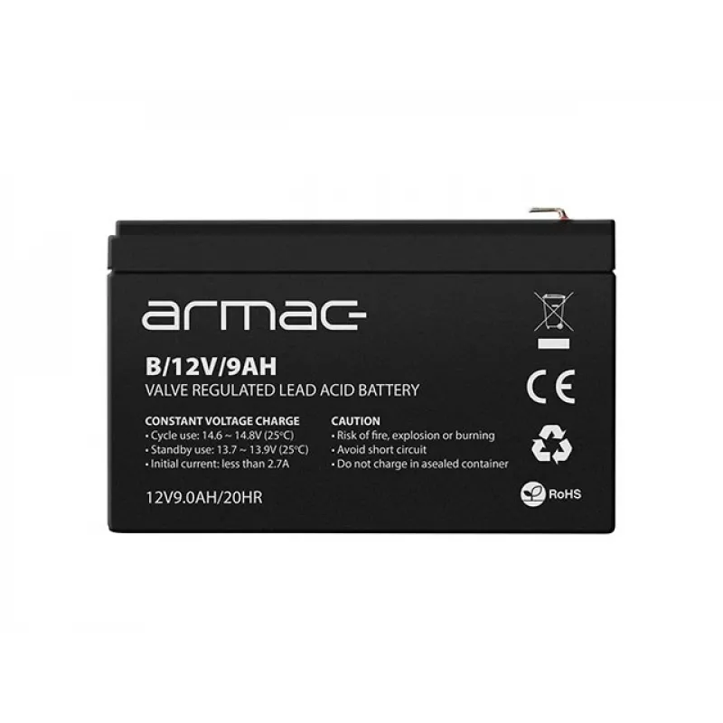 ARMAC B/12V/9AH akumuliatorius UPS – 12V 9Ah sandarus švino rūgšties gelinis
