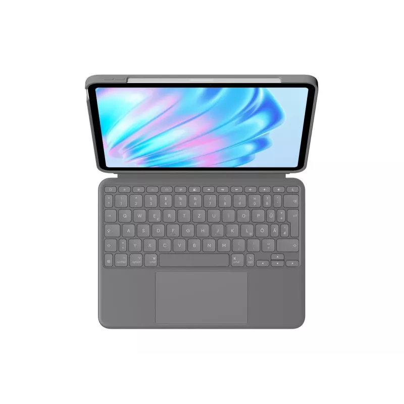 Logitech Combo Touch klaviatūra QWERTY JK anglų Smart Connector pilka