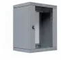EFB Elektronik 19 Wandgehäuse X-Rack mit Glastür 400-600mm grau - Wandgehäuse (WGX-1506GR.G1)