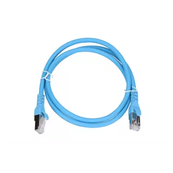 Extralink LAN Patchcord Kat.6A RJ-45 Cat6a 1m mėlynas