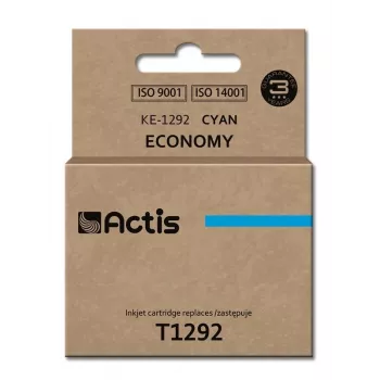 Kasetė ACTIS KE-1292 Cyan suderinama su Epson, dažų pagrindu, 15 ml, standartinė išeiga, vienetinis paketas