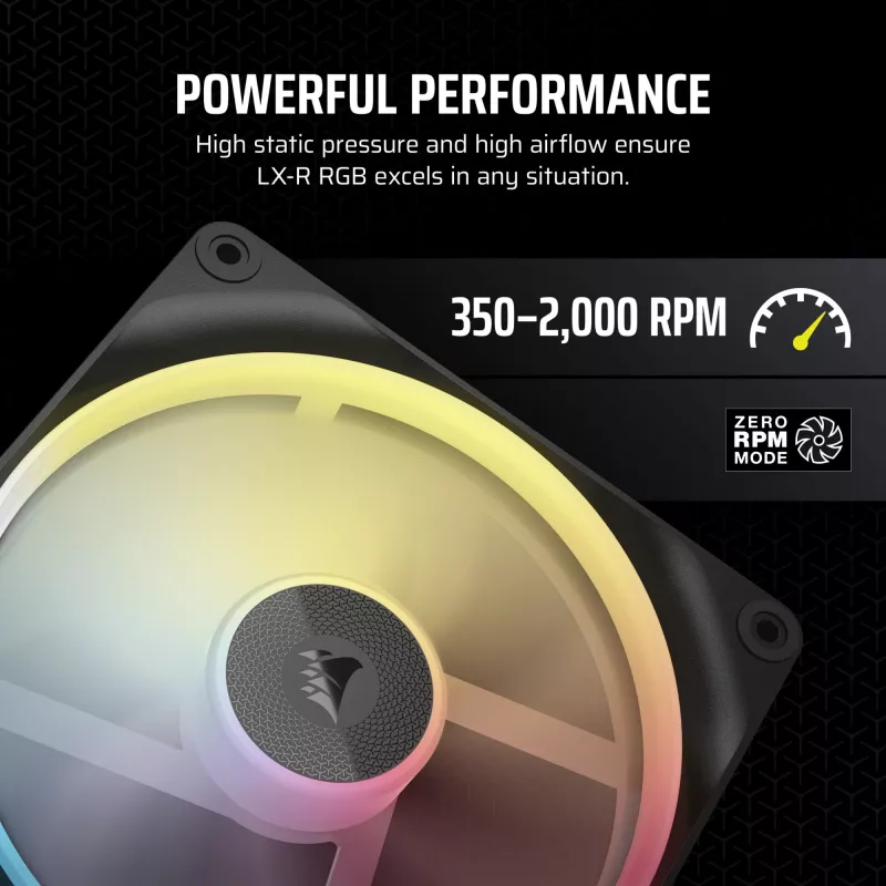 Ventiliatorius Corsair iCUE LINK LX140-R RGB 140 mm