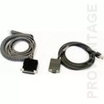 Datalogic CAB-434 RS232 PWR 9P moteriškas suvyniotas kabelis