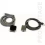 Datalogic CAB-434 RS232 PWR 9P moteriškas suvyniotas kabelis