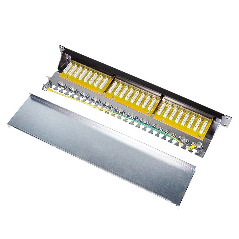 Logilink TUO-NP0048 Juoda – 24 prievadų RJ-45 skirstymo panelė