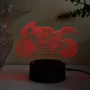 LED dekoratyvinė automobilio lempa MANTA SNL121RGB RGB 3D šviesa automobiliams ir motociklams
