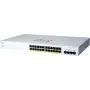 Cisco CBS220-24P-4G valdomas 24 prievadų GE PoE / 4x1G SFP tinklo jungiklis