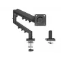 Monitoriaus laikiklis TRACER Pivot Master TRAUCH47659 – reguliuojamas aukštis, pakreipimas, sukimas, VESA 100×100, iki 9 kg, 13–32 colių ekranams, stalviršinis, juodas