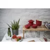 Staub Mini Cocotte Round, 4 vnt. - 200 ml, Raudona