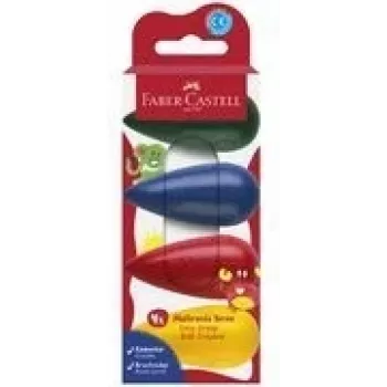 Rašymo kreida Faber-Castell 120408 mėlyna, žalia, raudona, geltona 4 vnt.