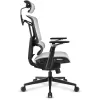 Biuro kėdė Sharkoon OfficePal C50M – paminkštinta sėdynė, tinklinis atlošas, juoda, atlošas 49×63 cm, sėdynės plotis 50 cm