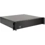 Inter-Tech 2U-K-240L 2U serverio korpusas spintai, skirtas Micro-ATX, juodas
