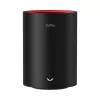 Cudy M3000 dviejų juostų (2.4 GHz / 5 GHz) Wi-Fi 6 (802.11ax) maršrutizatorius, juodas/raudonas, 1 vidinė antena