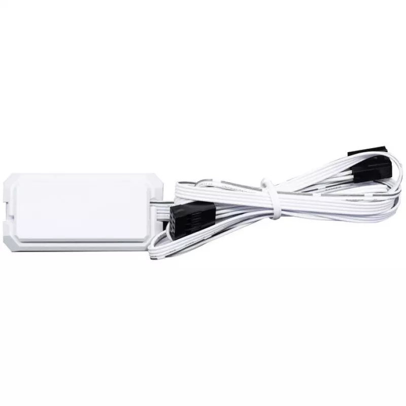 120 mm korpuso ventiliatorius Lian Li 12RTLLCD1W1W ARGB belaidis LCD baltas