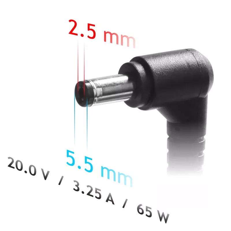 Akyga AK-ND-17 maitinimo adapteris / keitiklis 65 W, juodas
