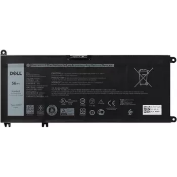Dell nešiojamojo kompiuterio baterija 56Wh 4 celės, tinka pasirinktiems Dell modeliams (MPN 451-BCOK)