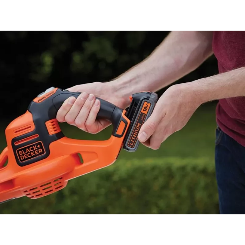Belaidis lapų pūstuvas Black & Decker GWC1820PC 209 km/h Juoda, Oranžinė 18 V Ličio