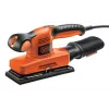 Ekscentrinis šlifuoklis Black & Decker KA320EKA-QS, 240 W, 91 x 189 mm padas, 2 mm orbita