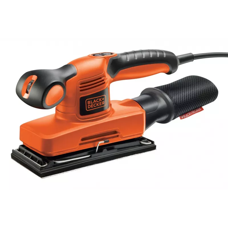 Ekscentrinis šlifuoklis Black & Decker KA320EKA-QS, 240 W, 91 x 189 mm padas, 2 mm orbita