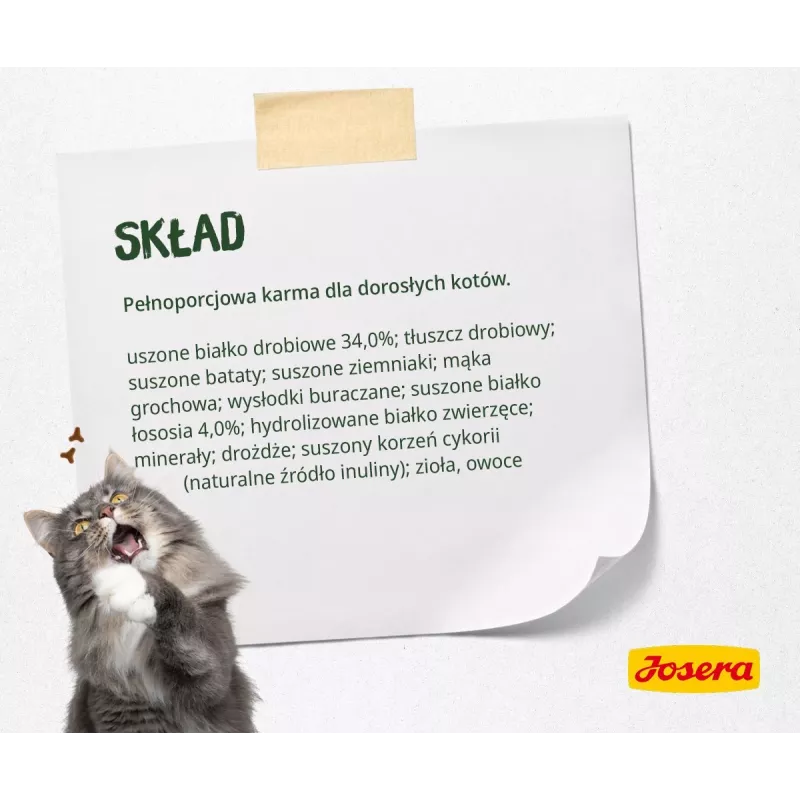 Sausas kačių ėdalas Josera NatureCat 10 kg su žuvimi