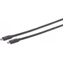 USB-C laidas ShiverPeaks 13-72025 Type-C į Type-C TB4 UltraFlex 1 m