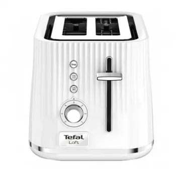 Tefal Loft TT7611 skrudintuvas 2 griežinėliams chromuotas, baltas