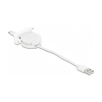 Įtraukiamas laidas DeLOCK Easy 45 USB 2.0 Type-A į Type-C 0,62 m
