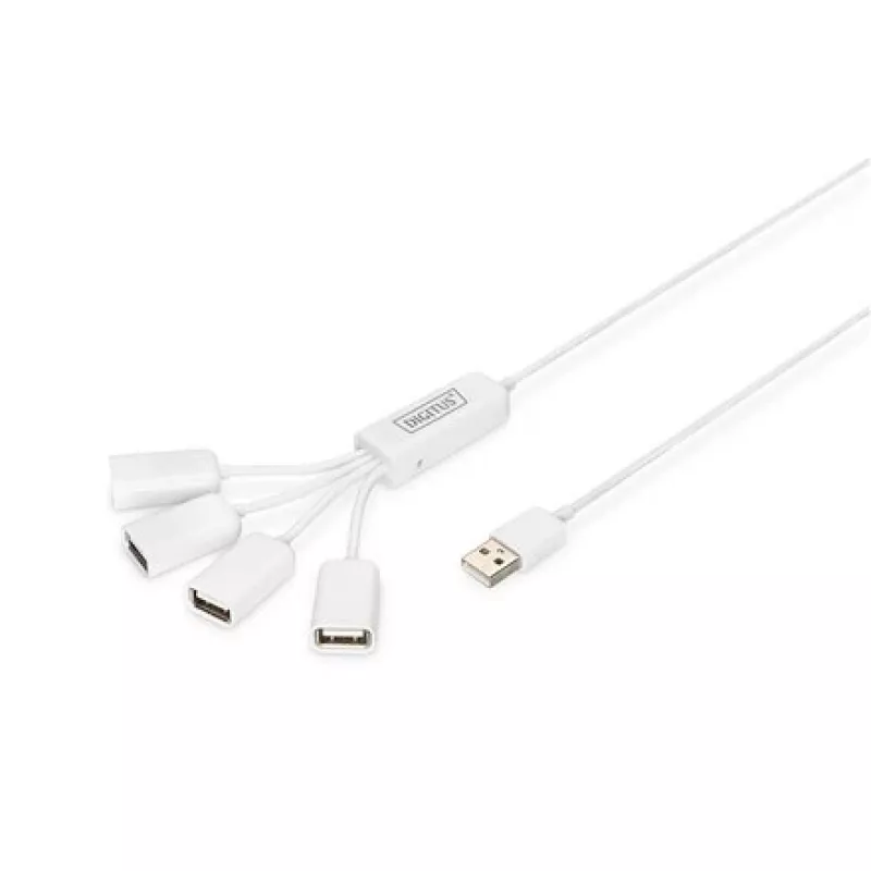 USB 2.0 šakotuvas Digitus Slim Spider DA-70216
