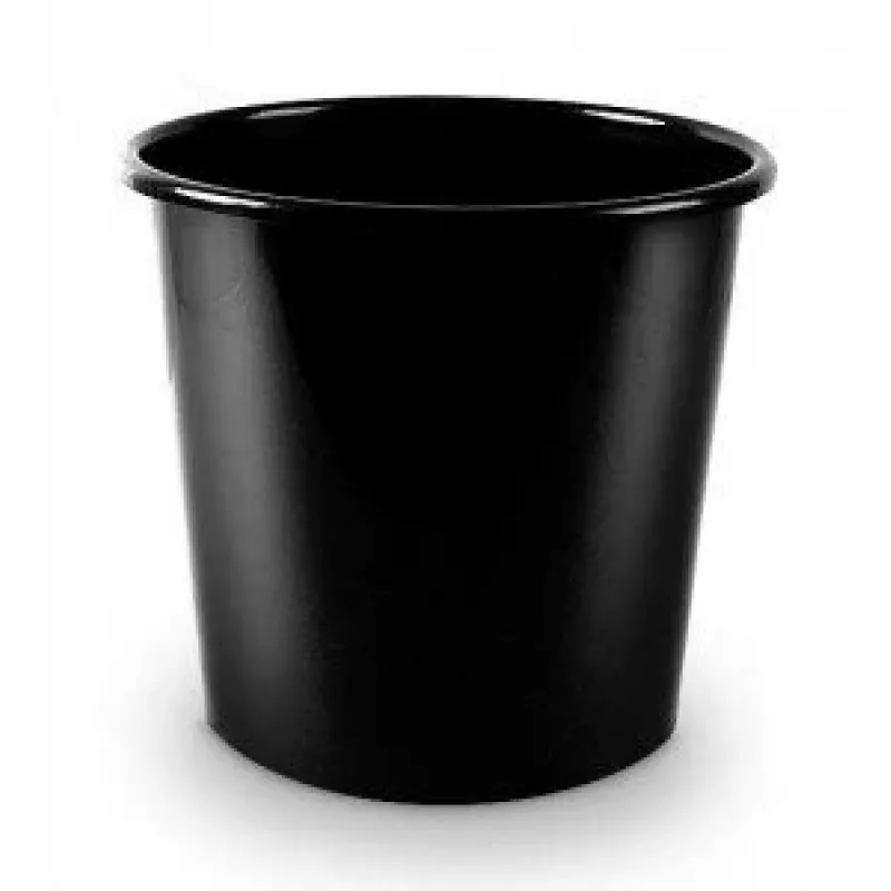 Šiukšliadėžė Forpus, 11 l, juoda, plastikinė