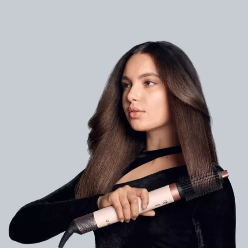 Dyson Airwrap Coanda2x Straight + Wavy Multistyler kreminė/rožinis auksas, 1700 W (pažeista pakuotė)
