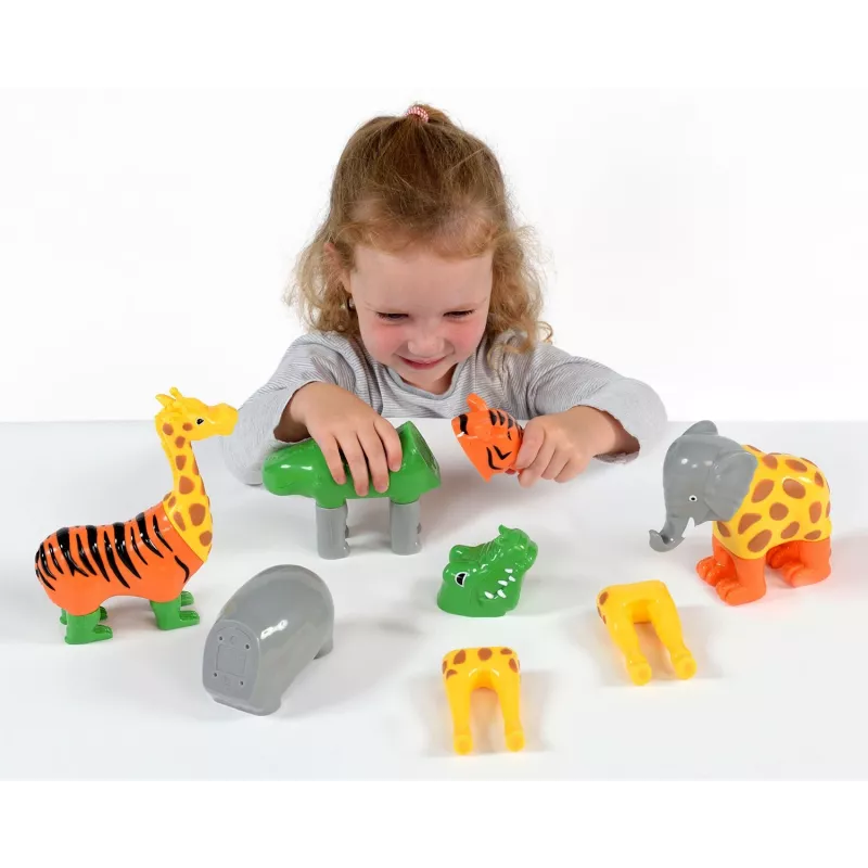Popular Playthings Magnetiniai Gyvūnų Rinkinys Mix or Match Įvairiaspalvis