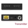 AV siųstuvas ir imtuvas DELOCK 65955 – HDMI signalo perdavimas per Cat6/Cat6a, iki 3840×2160, laidinis, Micro-USB B maitinimas
