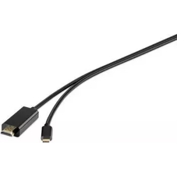 Renkforce RF-4535910 USB grafikos adapteris 3840 x 2160 pikseliai Juodas (RF-4535910)