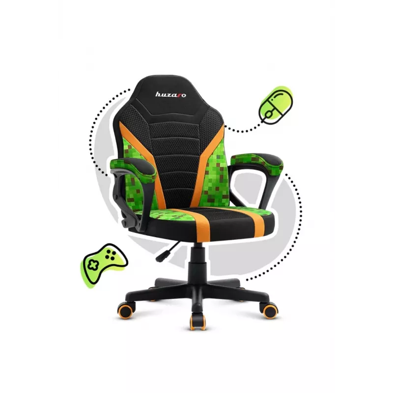 Vaikiška žaidimų kėdė Huzaro Ranger 1.0 Pixel Mesh