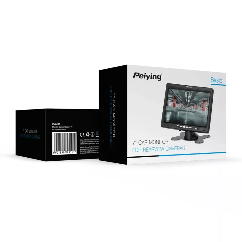 Peiying automobilinis monitorius galinio vaizdo kamerai 7 colių PY0110