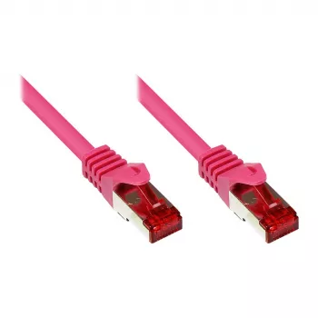 Good Connections Cat.6 Patch Laidas S/FTP rausvas 0,25m
