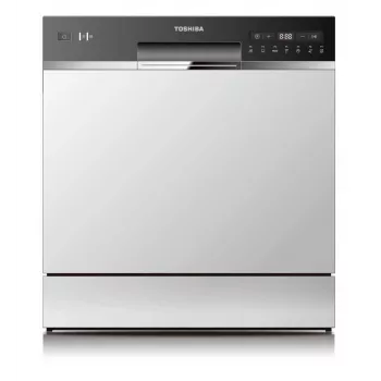 Indaplovė Toshiba DW-08T2EE(W)-PL, 8 komplektų, F energijos klasė, 49 dB, 55×59×50 mm