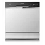 Indaplovė Toshiba DW-08T2EE(W)-PL, 8 komplektų, F energijos klasė, 49 dB, 55×59×50 mm