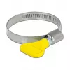 Drugelinis spaustuvas žarnoms DeLOCK 400 SS 32-50 mm 5 vnt geltoni