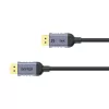 DisplayPort kabelis Unitek C1626GY01-1.5M — 1,5 m, DisplayPort 2.1, Kištukas-Kištukas, 360 Hz, 15360×8640, Pilka