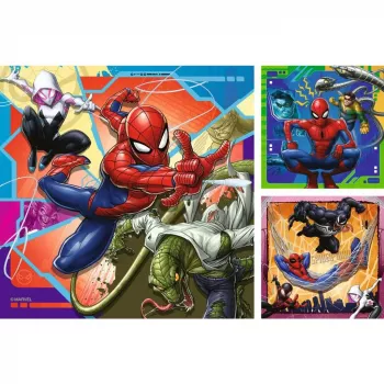 Puzzle 3x49 detalės Spiderman