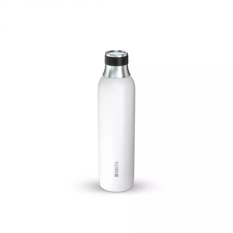 Brita 1046738 karbonizavimo butelis gazuotam vandeniui, nerūdijantis plienas, 650 ml, 77 mm skersmuo, 278 mm aukštis