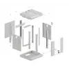 Lanberg WF11-3309-10S 9U sieninis spintos stovas, pilkas