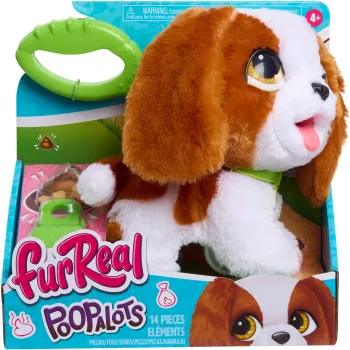 furReal Poop-a-Lots Cavalier King Charles Spaniel, minkštas žaislas
