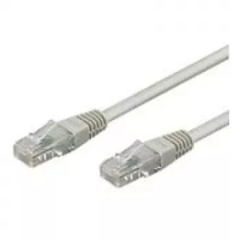 Wentronic Goobay CAT 5e jungiamasis laidas, U/UTP, pilkas, 0,5 m - CCA vario mišinys (68337)