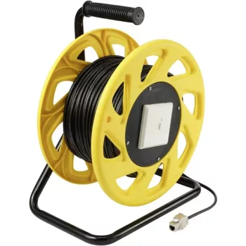 Renkforce RJ45 tinklo ilginimo kabelis CAT 6a S/FTP 60 m Oranžinis PUR apvalkalas (RF-5264730)