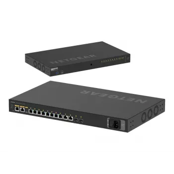 NETGEAR M4250-10G2XF-PoE++ valdomas L2/L3 Gigabit Ethernet (10/100/1000) jungiklis su PoE ir PoE++, 1U, juodas