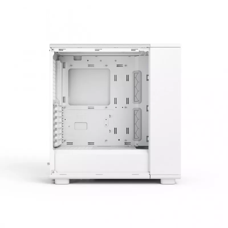Fractal Design Epoch White TG RGB Clear Tint – baltas kompiuterio korpusas